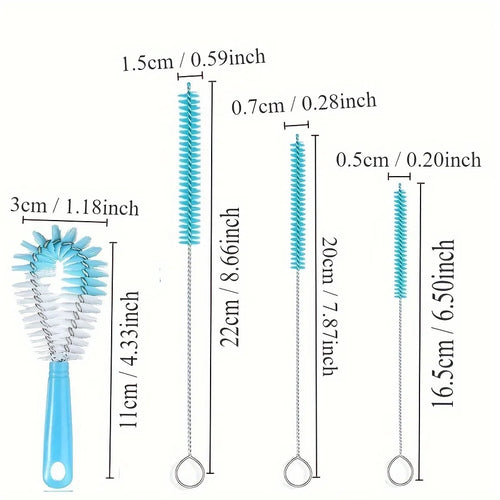 Cloud Carry 8pc Cleaning Brushes